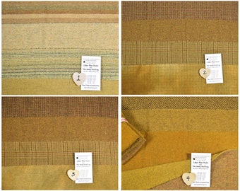 Wool ~ YELLOW - GOLD - Color Plan Packs ~ Hook ~ Stitch ~ Quilt