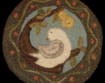 Partridge Chair Rug Hooking Pattern