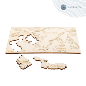 Islas exóticas - grabadas en madera NATUR ARTEM® / Decoración de paredes interiores / Estilo eco y natural