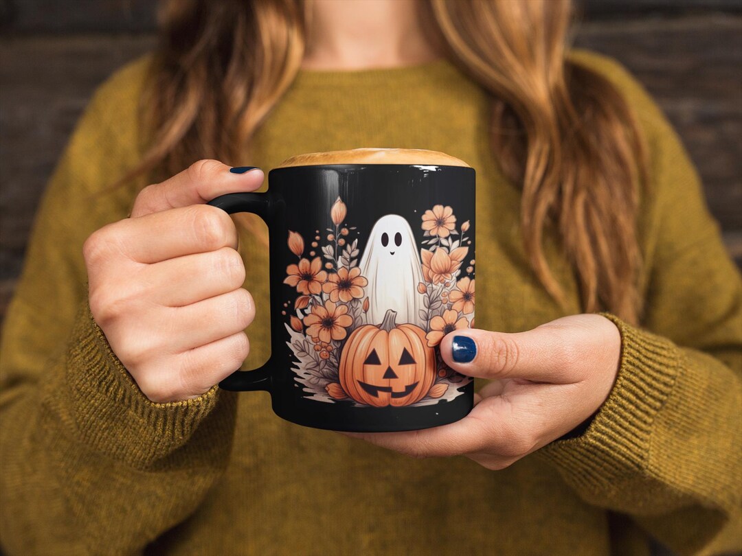 Spooky Mom Ghost Halloween Mug main image 1