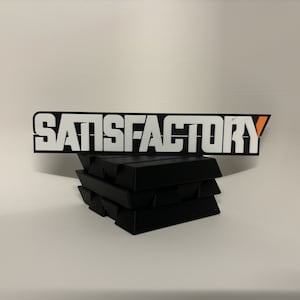 Satisfactory Logo | 3D-Model for 3D-Printing | Not a physical Object!