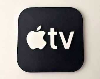 Archivo STL/modelo 3D del botón de la aplicación AppleTV para impresión 3D