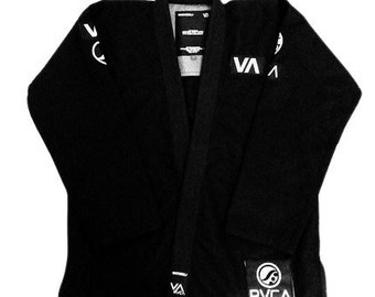 Sweat à Capuche Shoyoroll X RVCA Jiu-Jitsu - Noir Polaire 300 GSM - Homme