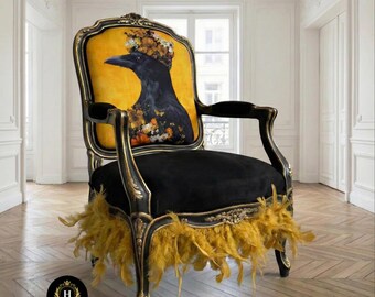 Decoupage Paper for Furniture - Raven
