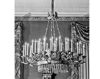 Instant Download Chandelier Black and White Print Digital Download  Commercial Use Digital Graphics Printable Art