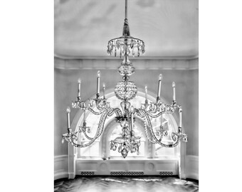 Instant Download Chandelier Black and White Print Digital Download  Commercial Use Digital Graphics Printable Art