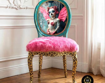 Decoupage Paper for Furniture – Pink Gothic Fairy