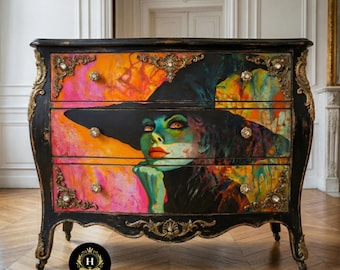 Decoupage Paper for Furniture - Halloween Witch