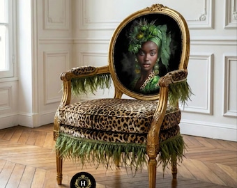Decoupage Paper for Furniture - African Woman Portrait