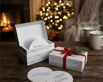 Juego de cartas de conversación - De humano a humano® / 100 preguntas profundas para parejas, familias, amigos y equipos