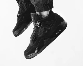 Jordan 4 "Schwarze Katze" Custom