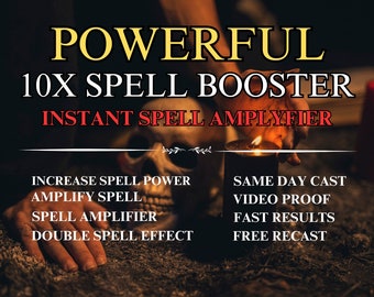 Powerful spell booster | premium spell booster | spell booster cast |  increase spell power | spell boost | sameday spell cast-sameday spell