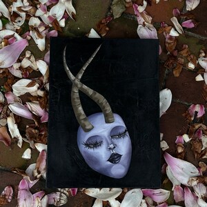 Unusual Original Handmade Oil Painting on Canvas