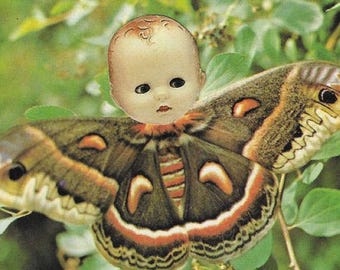Original Collage, Surreal Art Work, Weird Artwork