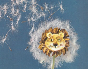 Dandy Lion Dandelion Etsy