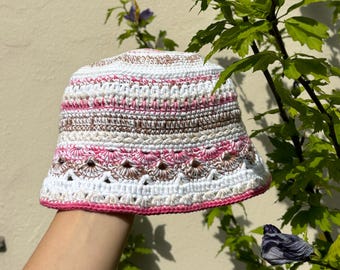Pattern crochet Silma bucket hat/ Opskrift hæklet Silma opskrift