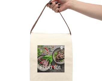 Canvas Lunch Bag With Strap