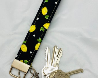 Lemons Key Fob Keychain Wristlet