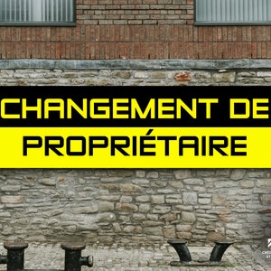 changement de proprietaire