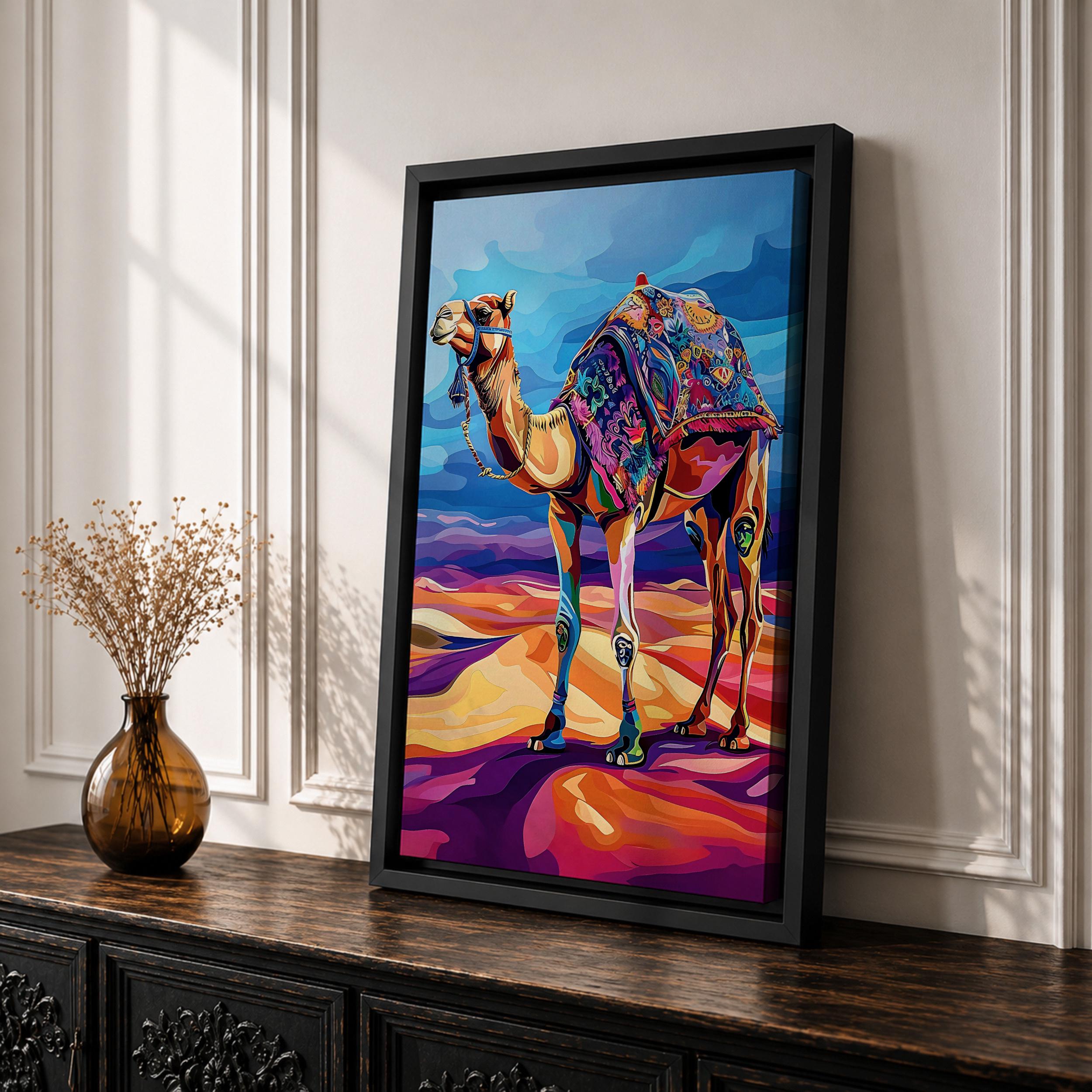 Camel Middle Eastern Wall Art Caravan Desert Travel Nature Gift