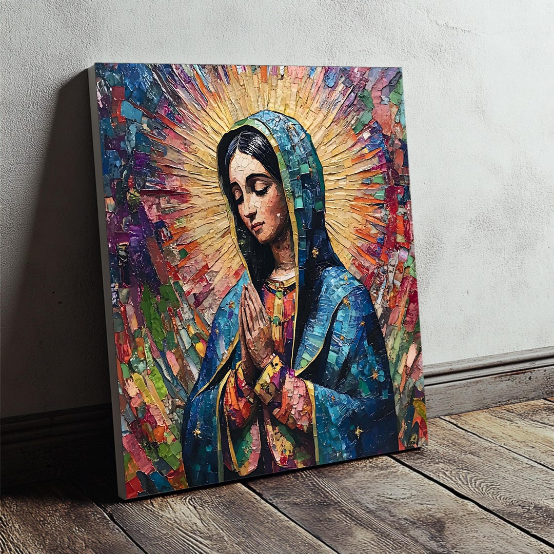Our Lady of Guadalupe Wall Art | Religious Digital Art Print | Virgin ...