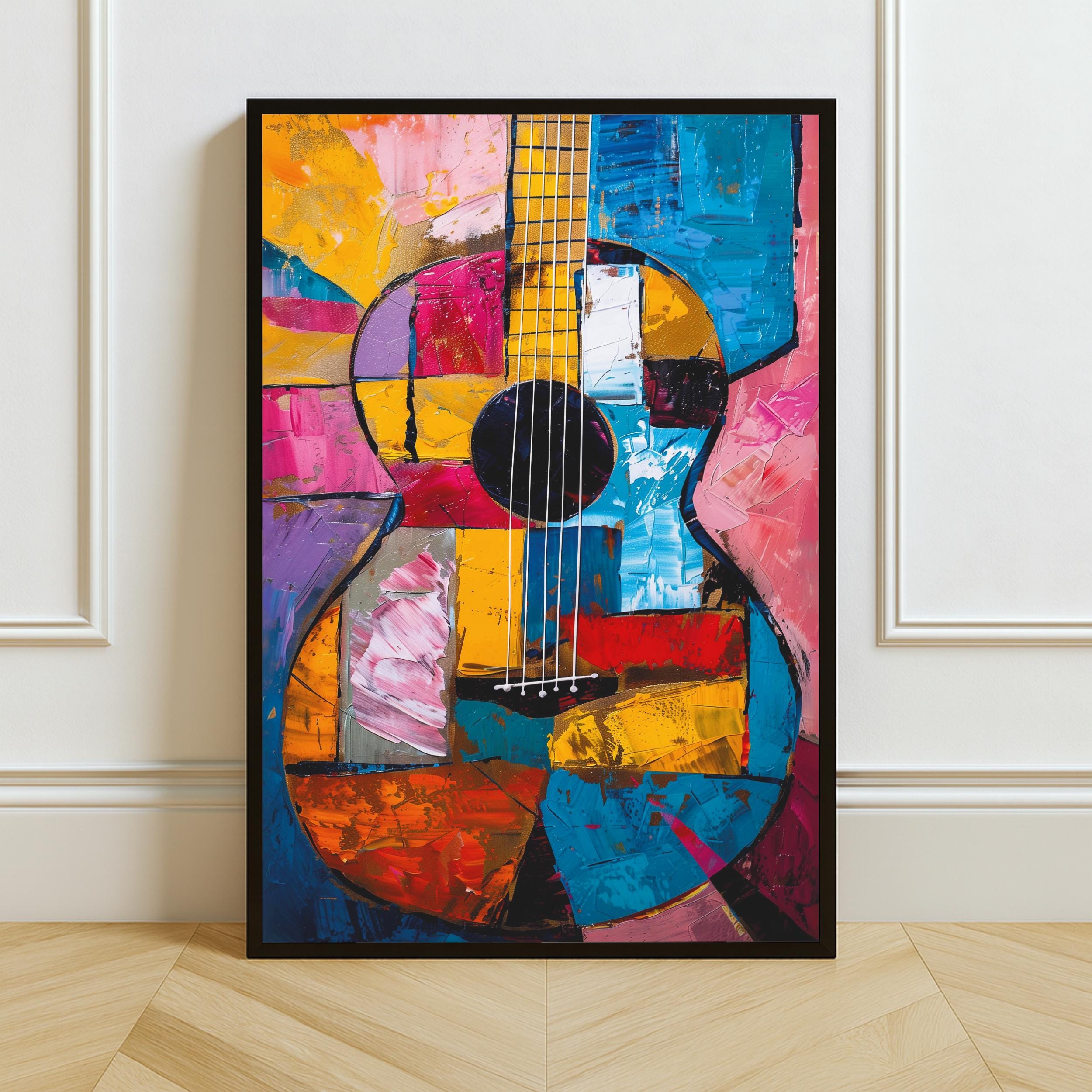 アート・デザイン・音楽 Sources of modern eclecticism Colorful Abstract Wall Art, Funky Wall Art, Kids Room