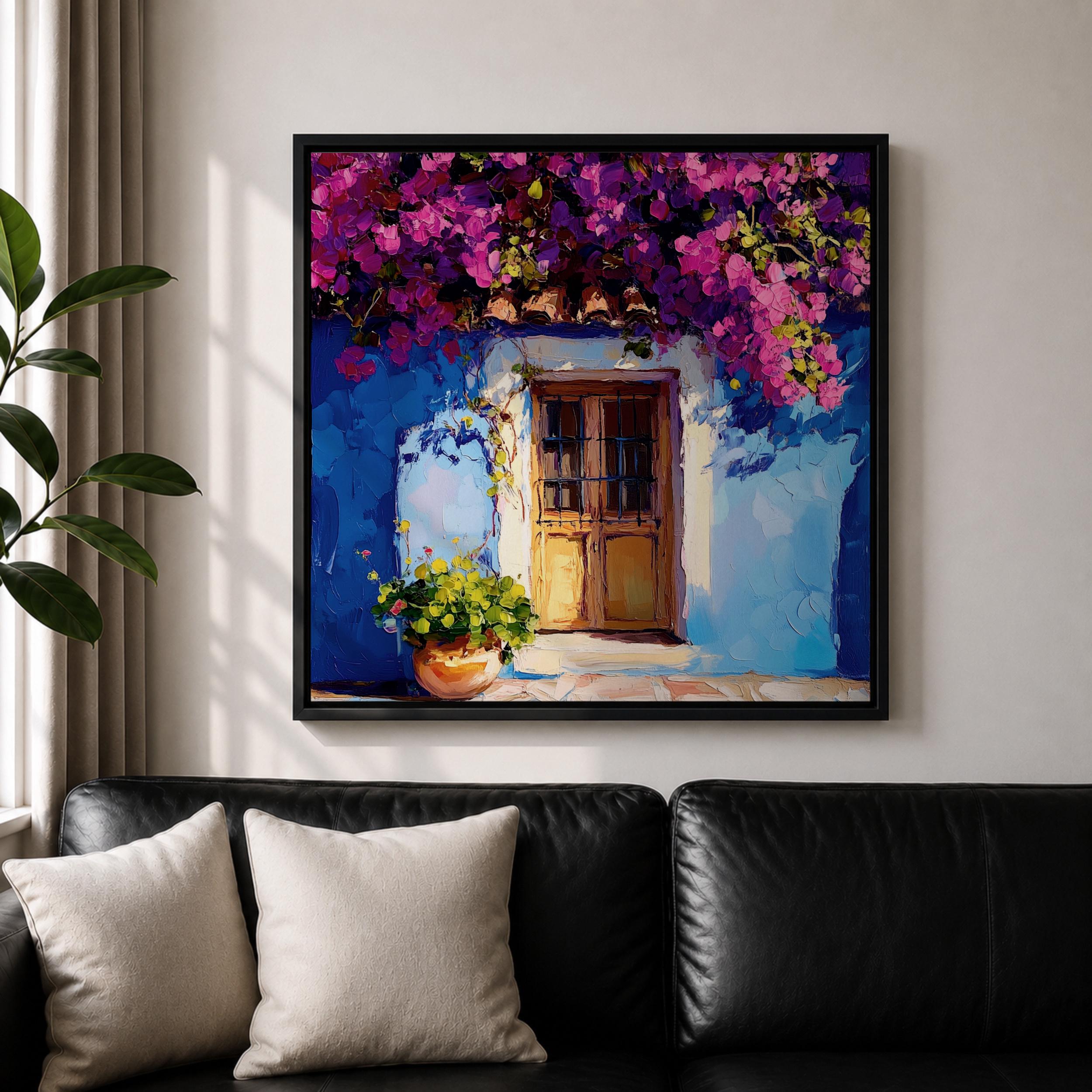 アート・デザイン・音楽 LA PITTURA ITALIANA Italian Doorway Wall Art Tuscan Entryway Framed Canvas