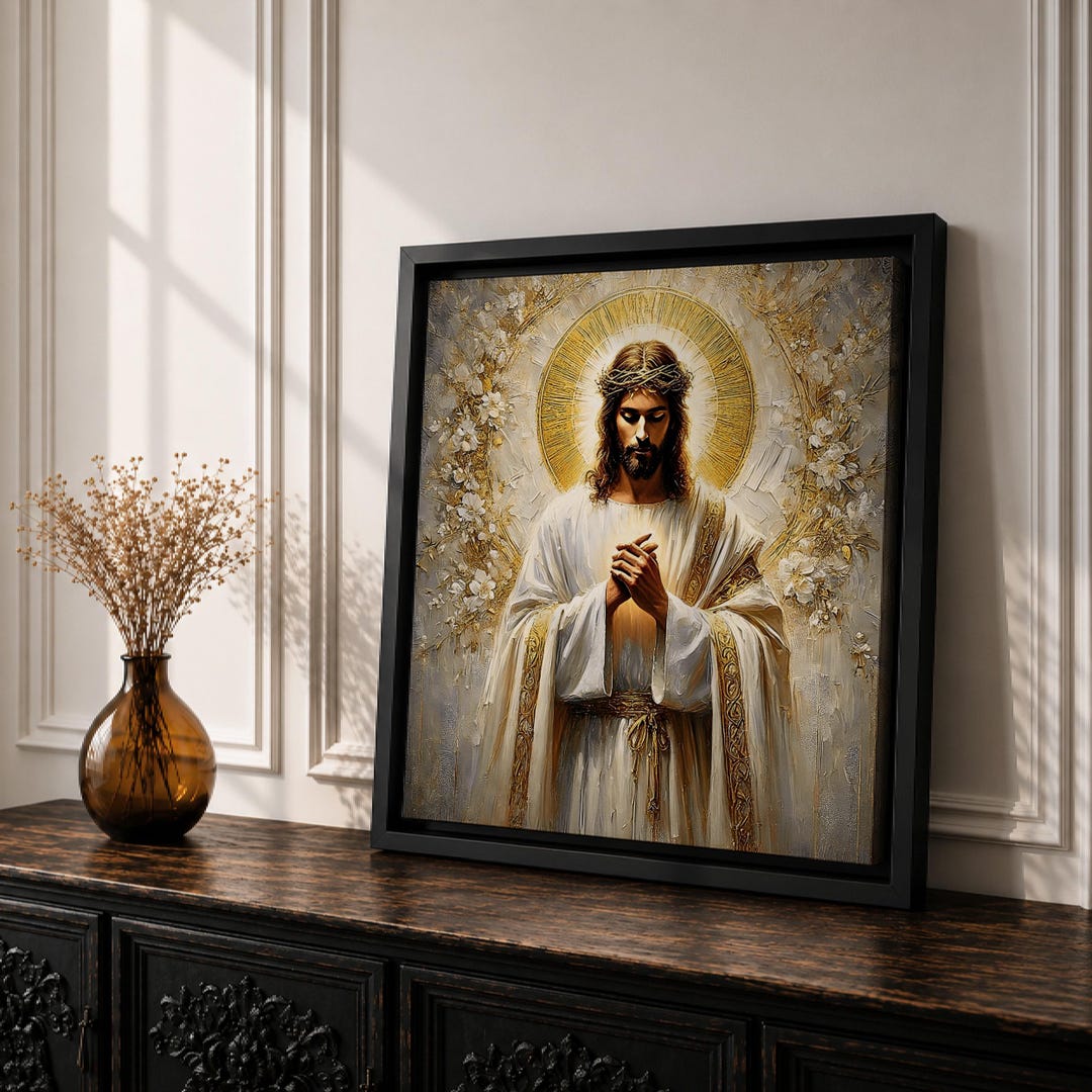 Jesus Christ Wall Art Christ the Redeemer Framed Canvas Christian ...