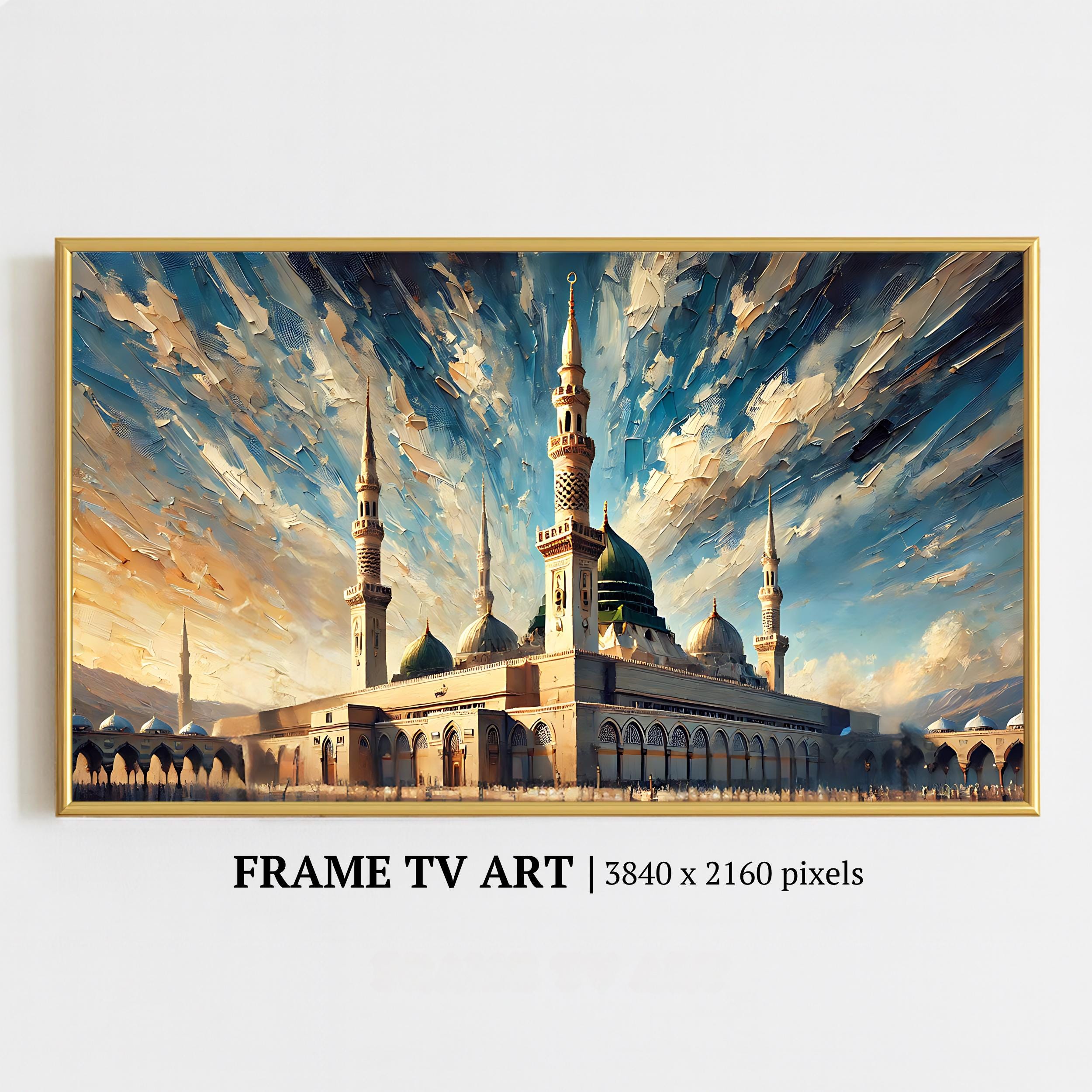Frame Tv Art Masjid al Nabawi, Sacred Islamic Digital Download, Samsung Frame Tv Art, Religious Mosque Decor
