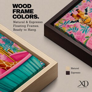 Giraffe Wildlife Wall Art Bathtub Animal Tropical Nature Gift Kids Nursery Bathroom Home Decor