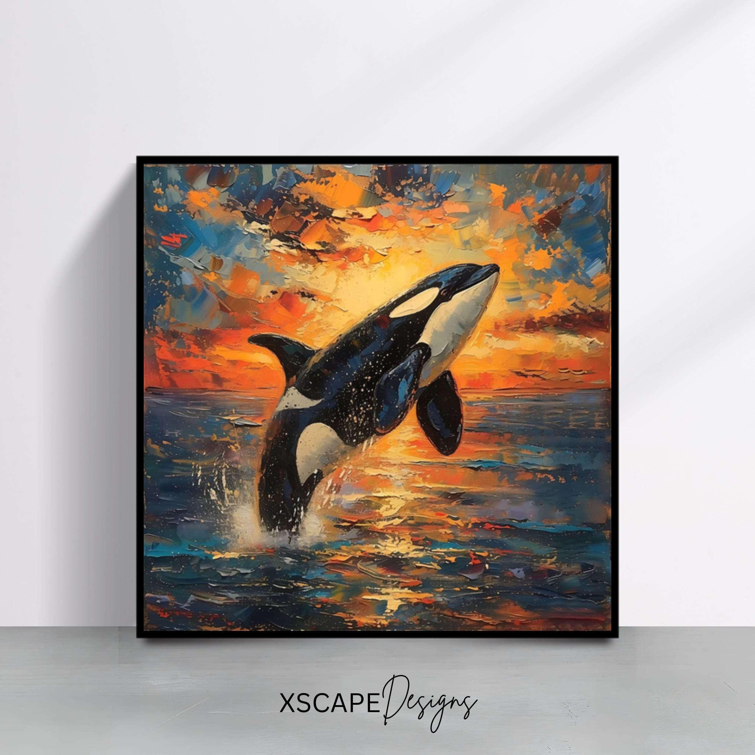 Ocean wall mirror オーシャンアート