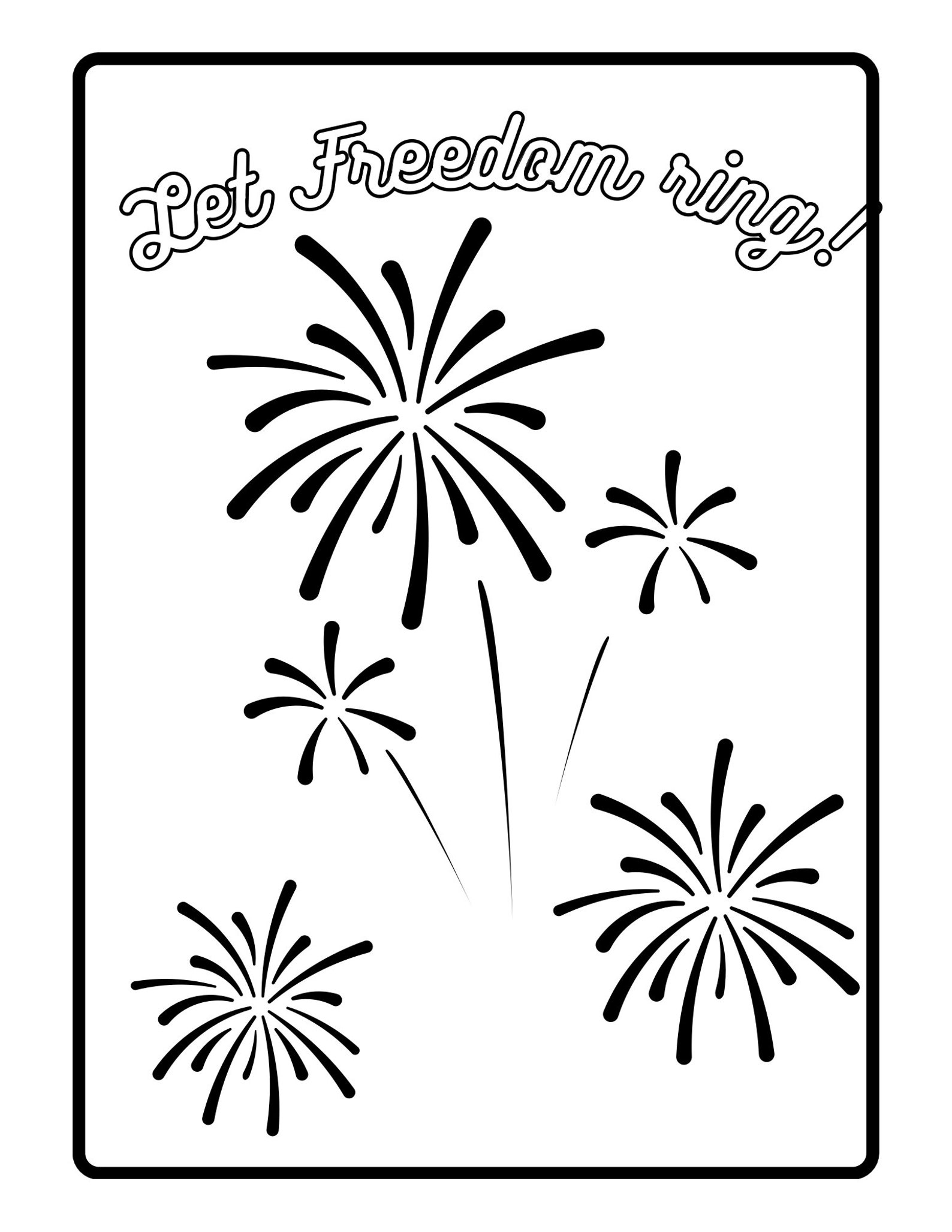 Holiday Coloring Sheets Fourth of July - Etsy