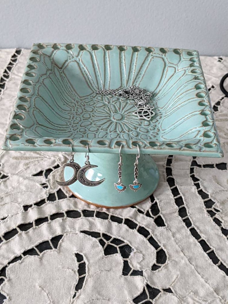 Pottery Earring Holder Etsy