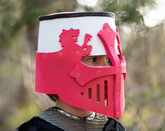 Modèle en mousse de casque Lion Knight, enfants et adultes (Modèle PDF)