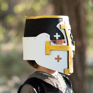 Kingdom of Jerusalem Knight Helmet Foam Pattern, Kids & Adults (PDF Pattern)