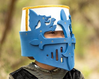 Modèle en mousse de casque Dragon Knight, enfants et adultes (Modèle PDF)