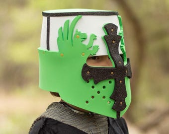 Modèle en mousse de casque Griffin Knight, enfants et adultes (Modèle PDF)