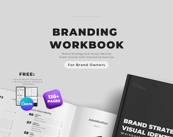 Brand Identity Crash Course/Workbook for Brand and Business Owners (Digital)