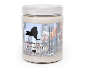 Candela profumata / Candela di cera di soia / Regalo di New York / Regalo Miss Home / Regalo Movin / Regalo per studenti universitari / Candela di stato / Natura / Regalo di compleanno