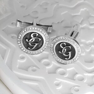 Personalized Graduation Cufflinks • Custom University Cufflinks • Wedding Gifts • Father's Day Gift image 9