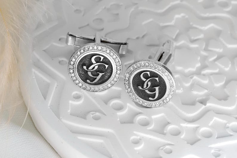 Personalized Graduation Cufflinks • Custom University Cufflinks • Wedding Gifts • Father's Day Gift image 9