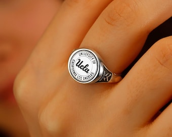 UCLA Signet Ring – University of California Los Angeles Emblem Jewelry