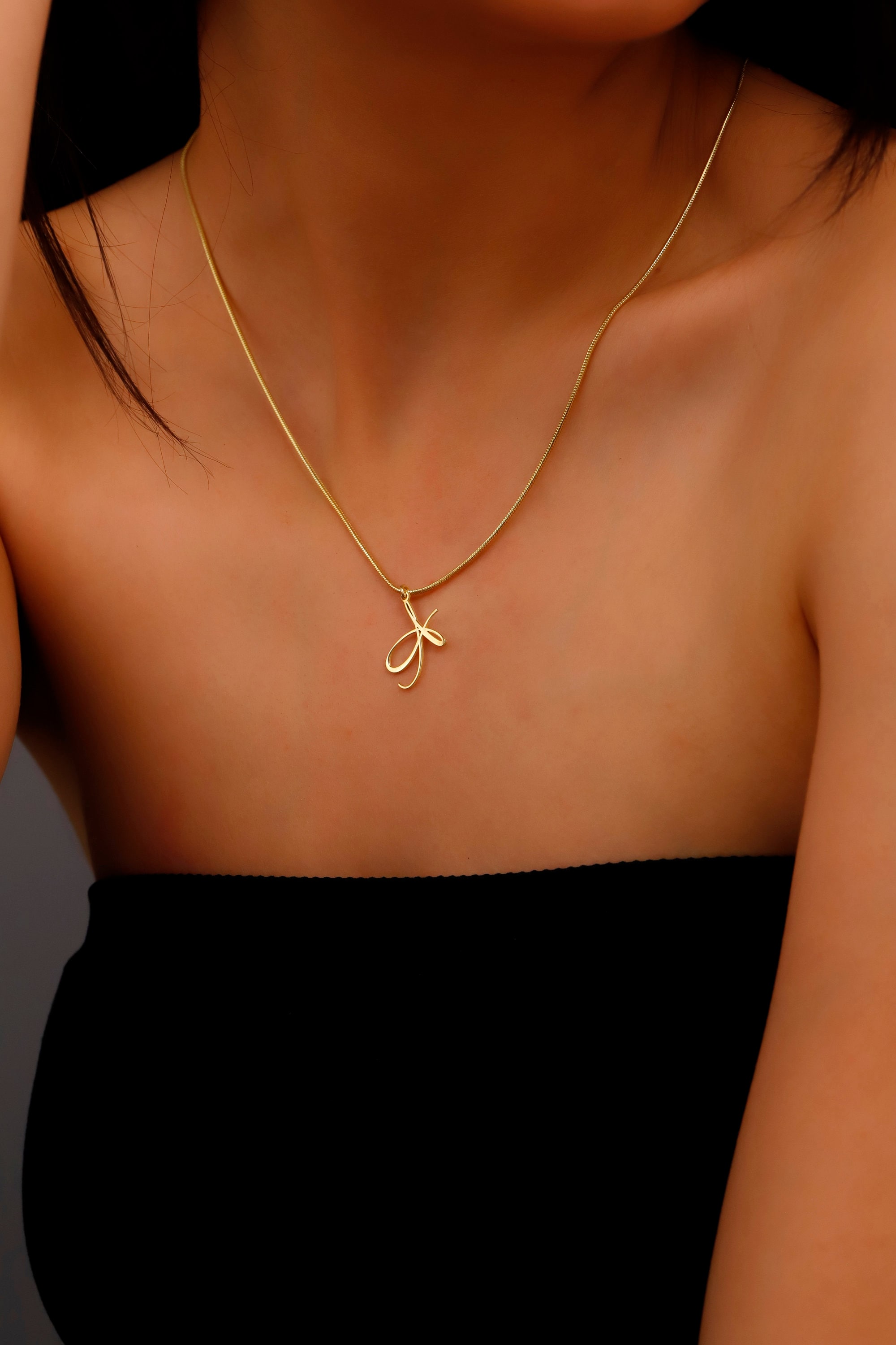 Letter Snake Chain - Etsy