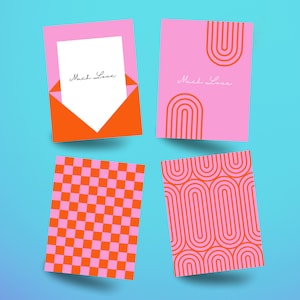 Jeu de cartes amusantes, Cartes de voeux modernes, Jeu de cartes élégant, Papeterie amusante, Motifs de cartes tendance, Cartes de vœux pour toutes les occasions