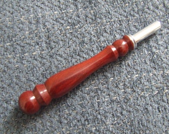 Bloodwood Hand Turned Self Storing Seam Ripper