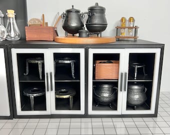 Customizable Miniature Double Cabinet 3D Print