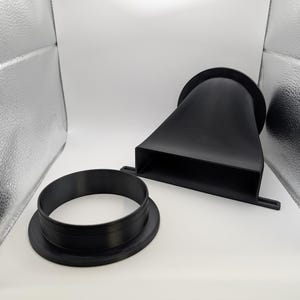 4" Magnetic Fume Extractor Duct: Laser Engraving, Soldering, Woodworking