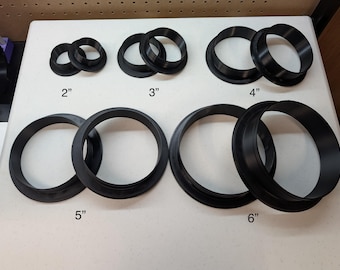 Magnetic Exhaust Coupler Set: ABS Union for AC, Vent (2"-8")