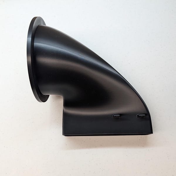 5" Magnetic Quick Disconnect Exhaust Vent: Portable HVAC Airflow (125mm)