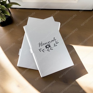 Étui pour carte Sd personnalisé, 8 étuis pour carte Sd capacité, Étui pour carte Sd personnalisé, Étui pour carte mémoire minimaliste, Cadeau photographe